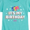 Girls' - Barbie - It's My Birthday Fitted Short Sleeve Graphic T-Shirt - 2 of 4