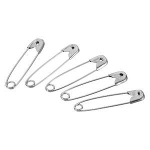 Unique Bargains Metal DIY Blankets Crafts Brooch Making Home Sewing Nickle Plated Safety Pins 400 Pcs - 1 of 4