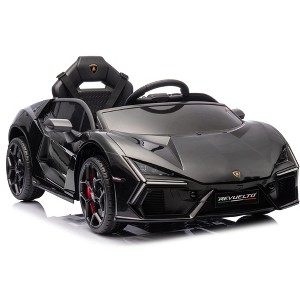 Jojoka 12V Ride On Car Licensed Lamborghini Revuelto Battery Powered Sports Car Toy w/ Bluetooth,Music,Remote Control,Headlight - 1 of 4