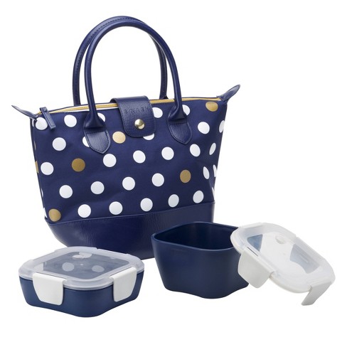 Smash 3pc Lunch Bag Set - Navy