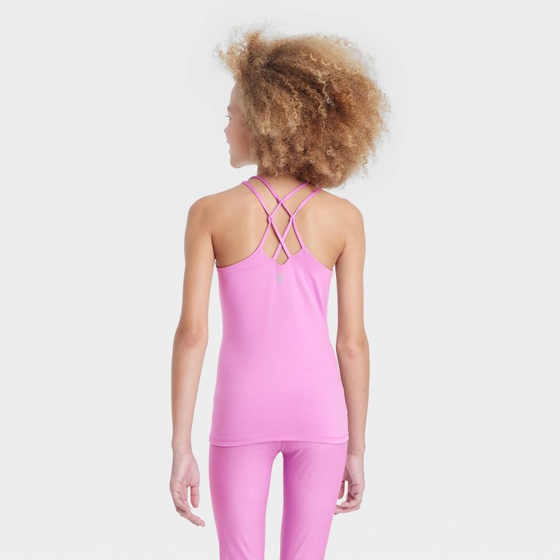 Girls&#39; Racerback Tank Top - All In Motion™, 3 of 5