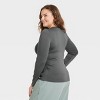 Women's Long Sleeve Seamless T-Shirt - A New Day™ - 2 of 3