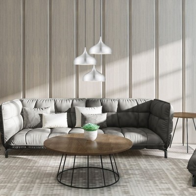 Amador Mini 1-Light Indoor/Outdoor Pendant in Shiny White and Gold