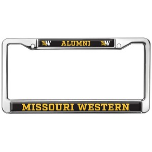 Missouri Western Sate Alumni Logo Full Size Standard License Plate Metal Frame - 1 of 4