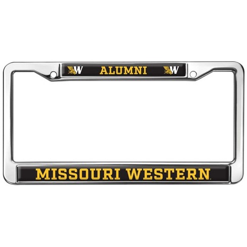 Missouri Western Sate Alumni Logo Full Size Standard License Plate Metal Frame - image 1 of 4