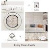 ABYNOW Machine Washable Area Rug – Soft Modern Abstract Carpet for Living Room, Bedroom, and Dining Room, Non-Slip Floor Rug - 3 of 4