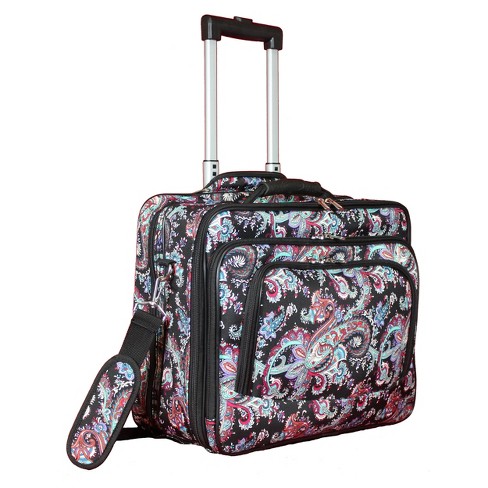 Paisley Travel Bag With Crossbody Strap Select