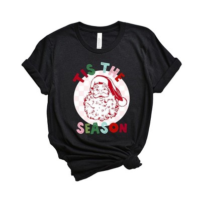 Simply Sage Market Women's Tis The Season Checkered Short Sleeve Graphic Tee