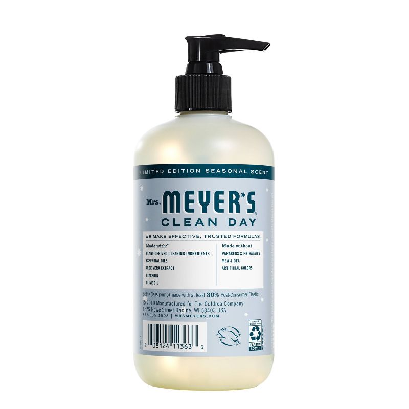 Mrs. Meyer&#39;s Clean Day Holiday Hand Soap - Snowdrop - 12.5 fl oz, 3 of 14