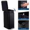 13 Gallon Kitchen Trash Can, Stainless Steel Step Garbage Bin with Soft-Close Lid & Removable Bucket, Fingerprint Proof - 4 of 4