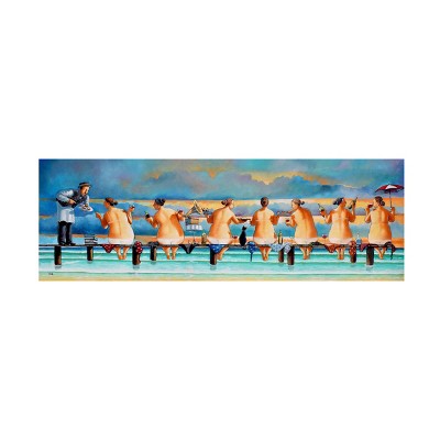 Trademark Fine Art - Ronald West Friends Canvas Art - 47 X 16 : Target