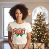 Simply Sage Market Women's Merry Checkered Mistletoe Short Sleeve Graphic Tee - 2 of 4