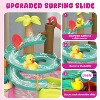Skirfy 4-in-1 Pretend Play Kitchen Toys, Play Sink with Upgraded Water Slide Track , Water Tables for Toddlers Aged 3-6, Pink - 3 of 4