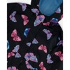 Deux par Deux Girl 3-In-1 Mid-Season Outerwear Set with Printed Jacket Light Blue and Multicolored Butterflies - 4 of 4