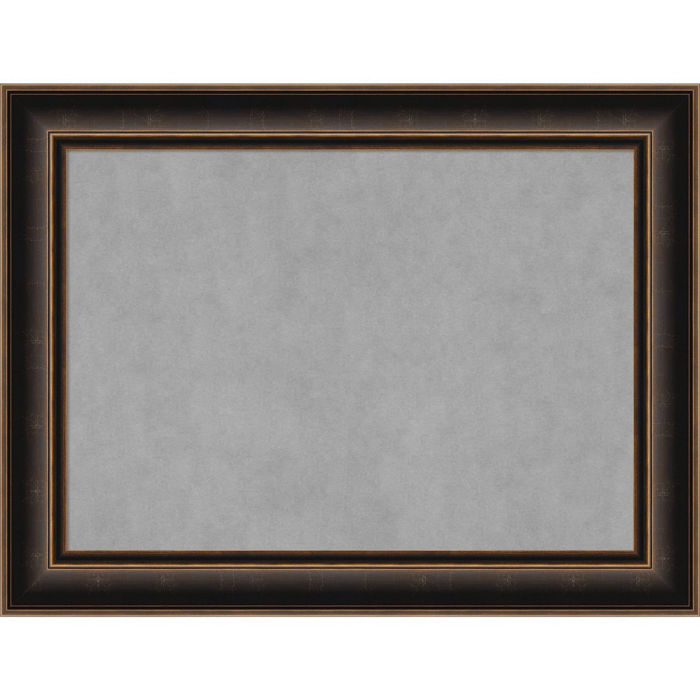 Photos - Dry Erase Board / Flipchart 34"x26" Villa Framed Magnetic Board Oil Rubbed Bronze - Amanti Art: Metal,