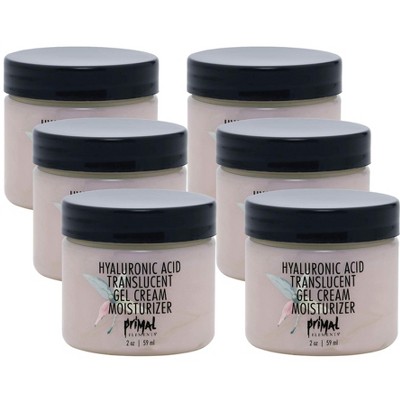 Primal Elements Hyaluronic Acid Translucent Gel Cream Moisturizer - Case of 6/2 oz