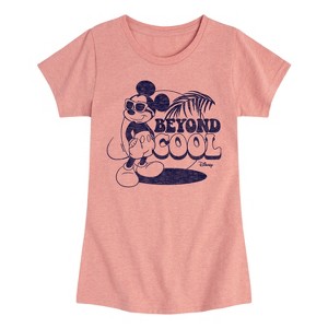 Girls' - Disney - Beyond Cool Fitted Short Sleeve Graphic T-Shirt - 1 of 4