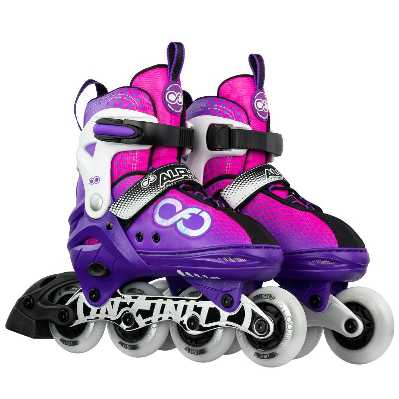 Crazy Skates Alpha Adjustable Inline Skates With Light Up Wheels - Unisex Skates - Available In Two Colors, 3 of 7
