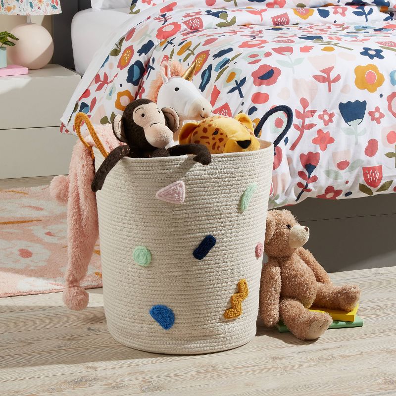 Color Block Coiled Rope Floor Kids&#39; Storage Basket - Pillowfort&#8482;, 3 of 7