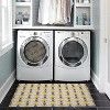 HomeStock Outdoor Washable Hialeah Ivory & Yellow 2' X 3', Machine Woven with Printed Designs, Coastal - 4 of 4