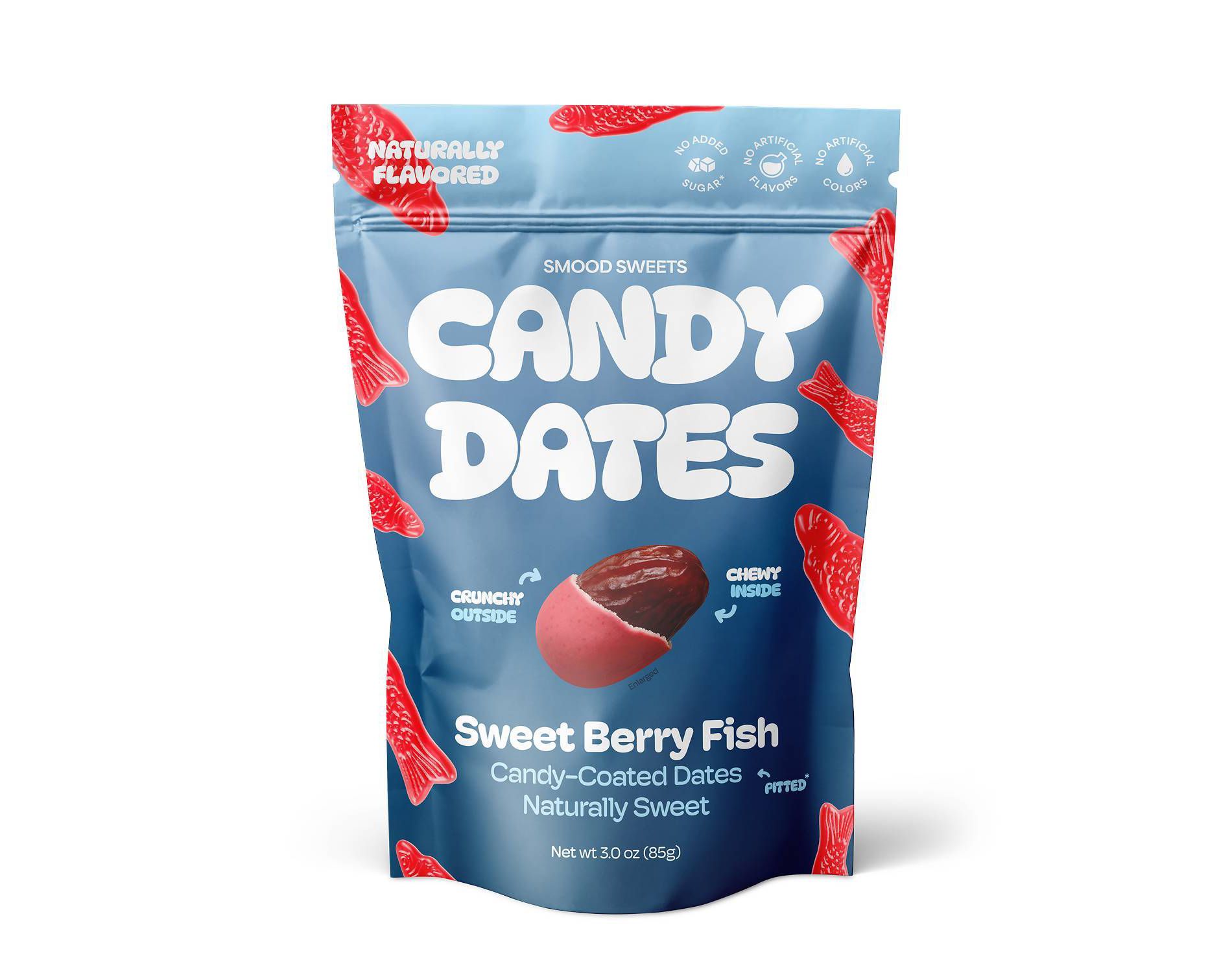 Smood Sweets Sweet Berry Fish Candy Dates - 3oz