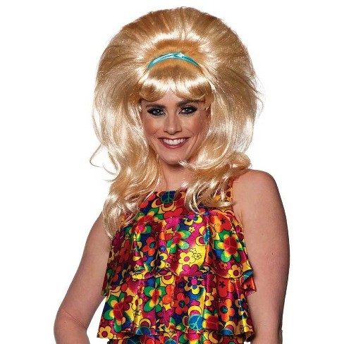 Underwraps Costumes 60s Bufant With Headband One Size Adult Costume Wig