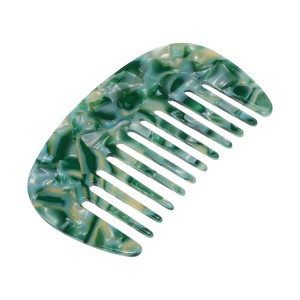 Unique Bargains Anti-Static Pocket Size Wide Tooth for Thick Curly Hair Detangling Comb 1 Pc - 1 of 4