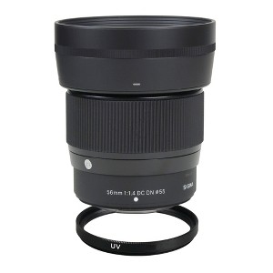 Sigma 56mm f/1.4 DC DN Contemporary Lens (FUJIFILM X) with Vivitar UV 55MM Filter - 1 of 4