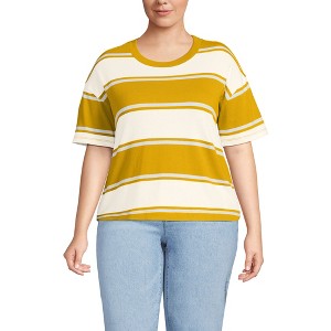 Lands' End Women's Short Sleeve Mariner T-Shirt - 1 of 4