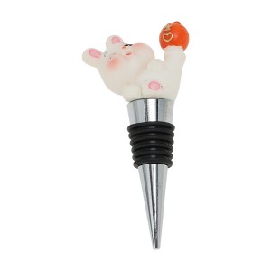 Unique Bargains Stopper Aluminum Alloy TPE Resin White Red Black Silver Tone 1 Pc - 1 of 3