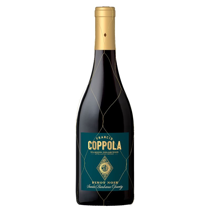 Francis Coppola Diamond Santa Barbara Pinot Noir Red Wine - 750ml Bottle, 1 of 9