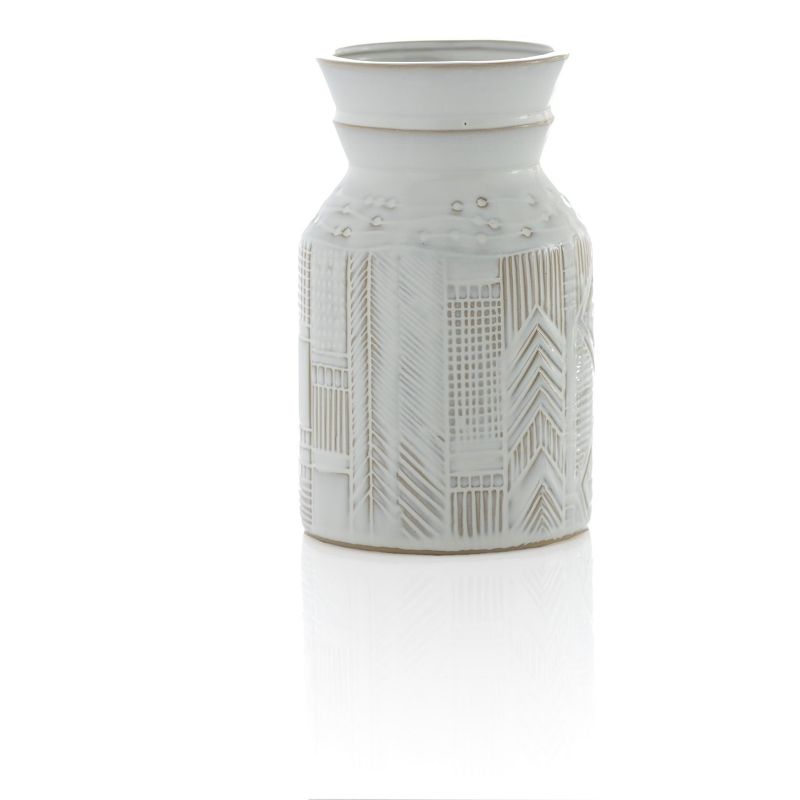Small White Austin Vase - Shiraleah, 1 of 8