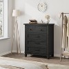 4 Dresser for Bedroom, 34.8 in Tall Vertical Drawer Dresser with Large Storage, Freestanding Wooden Closet Chest for Bedroom, Living Room - 2 of 4