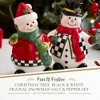 Spode Christmas Tree Figural Snowman Salt and Pepper - image 2 of 4