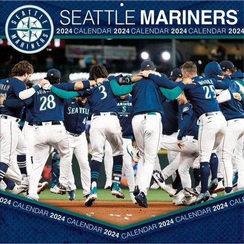 Mlb Seattle Mariners 12x 12 2024 Wall Calendar : Target