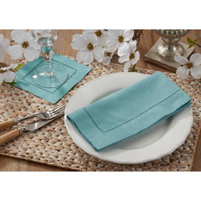 Animal Cloth Dinner Napkins Set of 8 Cotton Kitchen Table Linens 