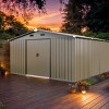 10x12FT Metal Storage Shed, Outdoor Garden Storage Shed with Daylight Windows, Multifunctional Tool Shed for Backyard-Cuddlewood - 2 of 4