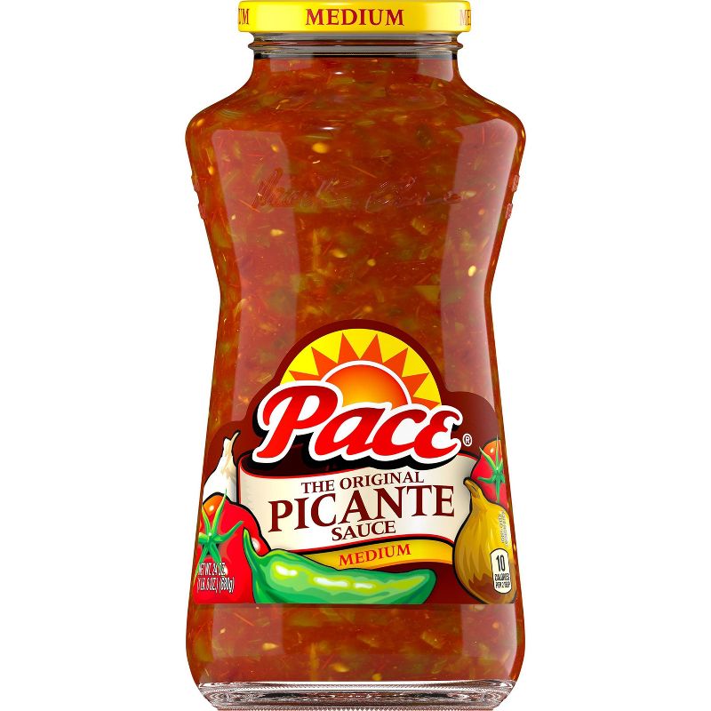 Pace Medium Picante Sauce 24oz, 1 of 10