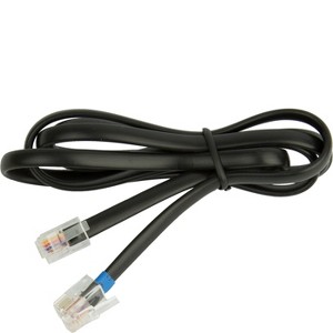 Standard RJ9 to RJ9 Flat Cord with Modular Plug (857 mm) 14201-12 - 1 of 1
