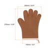 Unique Bargains Heat Resistant Kitchen Textiles Soft Lining Silicone Oven Mitt - 2 of 4