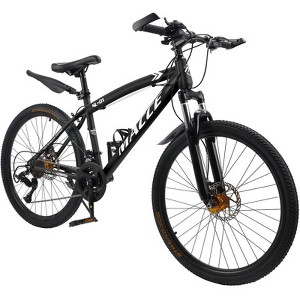 Topteng 26" Mountain Bike 27-Speed Double Disc Brake Suspension Fork MTB for Adults - 1 of 4