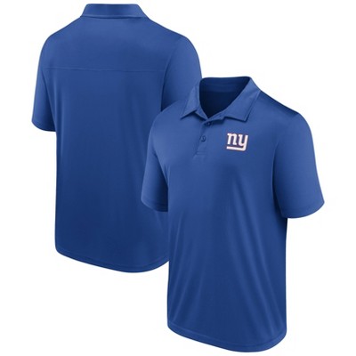 NFL New York Giants Men's Shoestring Catch Polo T-Shirt - L