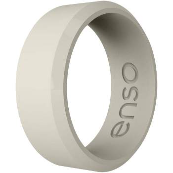 Enso Rings Thin Bevel Series Silicone Ring - Pink Sand - 6 : Target