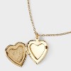 Bow Hair Clip and Necklace with Heart Charm Set 2 pc - Wild Fable™ Ivory - 4 of 4