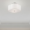 Livex Lighting Chelsea 2 - Light Flush Mount in  Brushed Nickel - 3 of 4