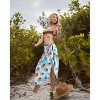LA LEELA Women's Summer Beach Patriotic American US Flag Sarong Bikini Wrap Swimsuit Coverups for Women One Size Han US Flag - 3 of 4