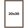 PosterPalooza | Elegant Brown Picture Frame - UV Acrylic, Foam Board Backing, Hanging Hardware - 2 of 4