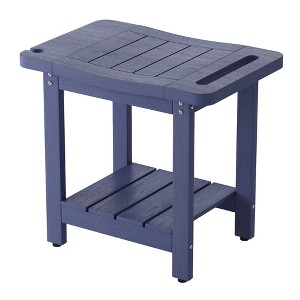 Sonkuki HIPS Waterproof Shower Benches for Inside with Shower Head Holder for Spa, Bath, Shaving Legs - 1 of 4