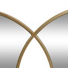 Wooakway Gold Infinity 23" x 40" Round Mirror - 3 of 4