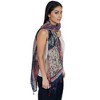 Anna-Kaci Women's Boho Floral Printed Scarf Fashion Fringed Colorful Shawl Wrap Scarves - 2 of 4